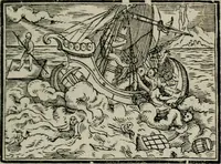 An illustration from Emblemata physico-ethica, hoc est, Naturae morum moderatricis picta praecepta : à Nicolao Taurello Montbelgardensi ... observata, & vario conscripta carmine (1602)