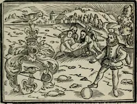 An illustration from Emblemata physico-ethica, hoc est, Naturae morum moderatricis picta praecepta : à Nicolao Taurello Montbelgardensi ... observata, & vario conscripta carmine (1602)