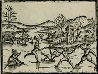 An illustration from Emblemata physico-ethica, hoc est, Naturae morum moderatricis picta praecepta : à Nicolao Taurello Montbelgardensi ... observata, & vario conscripta carmine (1602)