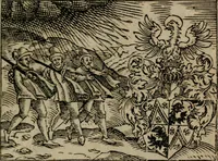 An illustration from Emblemata physico-ethica, hoc est, Naturae morum moderatricis picta praecepta : à Nicolao Taurello Montbelgardensi ... observata, & vario conscripta carmine (1602)