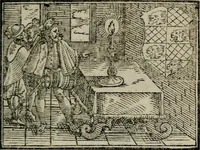 An illustration from Emblemata physico-ethica, hoc est, Naturae morum moderatricis picta praecepta : à Nicolao Taurello Montbelgardensi ... observata, & vario conscripta carmine (1602)