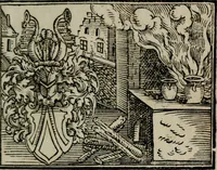 An illustration from Emblemata physico-ethica, hoc est, Naturae morum moderatricis picta praecepta : à Nicolao Taurello Montbelgardensi ... observata, & vario conscripta carmine (1602)