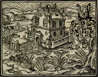 An illustration from Emblemata physico-ethica, hoc est, Naturae morum moderatricis picta praecepta : à Nicolao Taurello Montbelgardensi ... observata, & vario conscripta carmine (1602)