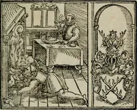 An illustration from Emblemata physico-ethica, hoc est, Naturae morum moderatricis picta praecepta : à Nicolao Taurello Montbelgardensi ... observata, & vario conscripta carmine (1602)