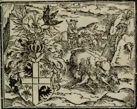 An illustration from Emblemata physico-ethica, hoc est, Naturae morum moderatricis picta praecepta : à Nicolao Taurello Montbelgardensi ... observata, & vario conscripta carmine (1602)