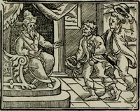 An illustration from Emblemata physico-ethica, hoc est, Naturae morum moderatricis picta praecepta : à Nicolao Taurello Montbelgardensi ... observata, & vario conscripta carmine (1602)