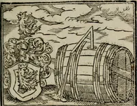 An illustration from Emblemata physico-ethica, hoc est, Naturae morum moderatricis picta praecepta : à Nicolao Taurello Montbelgardensi ... observata, & vario conscripta carmine (1602)