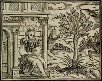 An illustration from Emblemata physico-ethica, hoc est, Naturae morum moderatricis picta praecepta : à Nicolao Taurello Montbelgardensi ... observata, & vario conscripta carmine (1602)