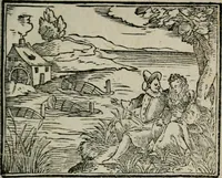 An illustration from Emblemata physico-ethica, hoc est, Naturae morum moderatricis picta praecepta : à Nicolao Taurello Montbelgardensi ... observata, & vario conscripta carmine (1602)