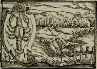 An illustration from Emblemata physico-ethica, hoc est, Naturae morum moderatricis picta praecepta : à Nicolao Taurello Montbelgardensi ... observata, & vario conscripta carmine (1602)