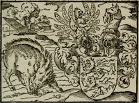 An illustration from Emblemata physico-ethica, hoc est, Naturae morum moderatricis picta praecepta : à Nicolao Taurello Montbelgardensi ... observata, & vario conscripta carmine (1602)