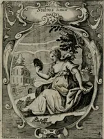 An illustration from Emblemata politica : in aula magna Curiæ Norinbergensis depicta : quæ sacra virtutum suggerunt monita prudenter administrandi fortiterque defendendi rempublicam (1617)