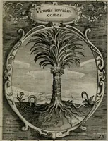 An illustration from Emblemata politica : in aula magna Curiæ Norinbergensis depicta : quæ sacra virtutum suggerunt monita prudenter administrandi fortiterque defendendi rempublicam (1617)