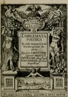 An illustration from Emblemata politica : in aula magna Curiæ Norinbergensis depicta : quæ sacra virtutum suggerunt monita prudenter administrandi fortiterque defendendi rempublicam (1617)