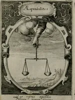 An illustration from Emblemata politica : in aula magna Curiæ Norinbergensis depicta : quæ sacra virtutum suggerunt monita prudenter administrandi fortiterque defendendi rempublicam (1617)