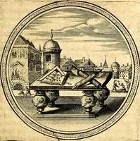 An illustration from Emblemata politica. Quibus ea, quae ad principatum spectant breviter demonstrantur singulor vero explicatio fusius proponitur. Opus novum (1618)