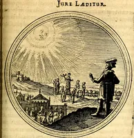 An illustration from Emblemata politica. Quibus ea, quae ad principatum spectant breviter demonstrantur singulor vero explicatio fusius proponitur. Opus novum (1618)