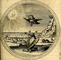 An illustration from Emblemata politica. Quibus ea, quae ad principatum spectant breviter demonstrantur singulor vero explicatio fusius proponitur. Opus novum (1618)