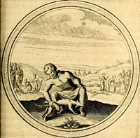 An illustration from Emblemata politica. Quibus ea, quae ad principatum spectant breviter demonstrantur singulor vero explicatio fusius proponitur. Opus novum (1618)