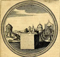 An illustration from Emblemata politica. Quibus ea, quae ad principatum spectant breviter demonstrantur singulor vero explicatio fusius proponitur. Opus novum (1618)