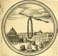 An illustration from Emblemata politica. Quibus ea, quae ad principatum spectant breviter demonstrantur singulor vero explicatio fusius proponitur. Opus novum (1618)