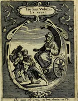 Picture 5 of 36 from Emblemata politica : in aula magna Curiae Noribergensis depicta, quae sacra viritutum suggerunt monita prudenter administrandi fortiterque defendendi rempublicam (1617), leaf 22