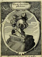 Picture 18 of 36 from Emblemata politica : in aula magna Curiae Noribergensis depicta, quae sacra viritutum suggerunt monita prudenter administrandi fortiterque defendendi rempublicam (1617), leaf 48