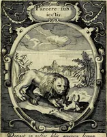 An illustration from Emblemata politica : in aula magna Curiae Noribergensis depicta, quae sacra viritutum suggerunt monita prudenter administrandi fortiterque defendendi rempublicam (1617)
