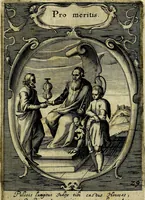 Picture 33 of 36 from Emblemata politica : in aula magna Curiae Noribergensis depicta, quae sacra viritutum suggerunt monita prudenter administrandi fortiterque defendendi rempublicam (1617), leaf 78