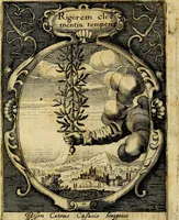 Picture 36 of 36 from Emblemata politica : in aula magna Curiae Noribergensis depicta, quae sacra viritutum suggerunt monita prudenter administrandi fortiterque defendendi rempublicam (1617), leaf 84
