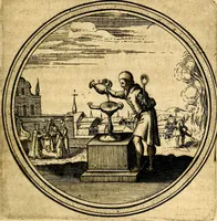 An illustration from Emblemata politica. Quibus ea, quae ad principatum spectant breviter demonstrantur singulor vero explicatio fusius proponitur. Opus novum (1618)