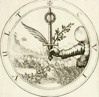An illustration from Emblemata pro toga et sago (1690)