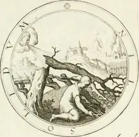 An illustration from Emblemata pro toga et sago (1690)