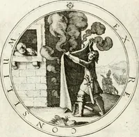 An illustration from Emblemata pro toga et sago (1690)