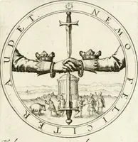 An illustration from Emblemata pro toga et sago (1690)