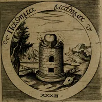 An illustration from Emblemata sacra : hoc est, decades quinque emblematum ex sacra scriptura, de dulcissimo nomine & cruce Jesu Christi, figuris aeneis incisorum ... (1624)