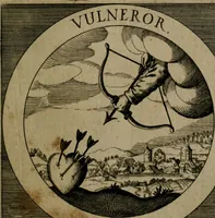 An illustration from Emblemata sacra : hoc est, decades quinque emblematum ex sacra scriptura, de dulcissimo nomine & cruce Jesu Christi, figuris aeneis incisorum ... (1624)