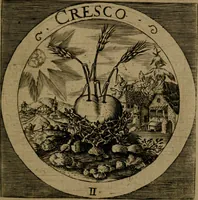 An illustration from Emblemata sacra : hoc est, decades quinque emblematum ex sacra scriptura, de dulcissimo nomine & cruce Jesu Christi, figuris aeneis incisorum ... (1624)