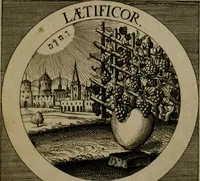An illustration from Emblemata sacra : hoc est, decades quinque emblematum ex sacra scriptura, de dulcissimo nomine & cruce Jesu Christi, figuris aeneis incisorum ... (1624)
