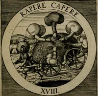 An illustration from Emblemata sacra : hoc est, decades quinque emblematum ex sacra scriptura, de dulcissimo nomine & cruce Jesu Christi, figuris aeneis incisorum ... (1624)