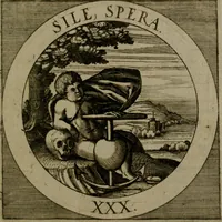 An illustration from Emblemata sacra : hoc est, decades quinque emblematum ex sacra scriptura, de dulcissimo nomine & cruce Jesu Christi, figuris aeneis incisorum ... (1624)