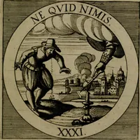 An illustration from Emblemata sacra : hoc est, decades quinque emblematum ex sacra scriptura, de dulcissimo nomine & cruce Jesu Christi, figuris aeneis incisorum ... (1624)
