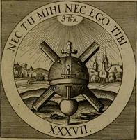 An illustration from Emblemata sacra : hoc est, decades quinque emblematum ex sacra scriptura, de dulcissimo nomine & cruce Jesu Christi, figuris aeneis incisorum ... (1624)