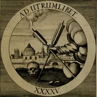An illustration from Emblemata sacra : hoc est, decades quinque emblematum ex sacra scriptura, de dulcissimo nomine & cruce Jesu Christi, figuris aeneis incisorum ... (1624)