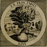 An illustration from Emblemata sacra : hoc est, decades quinque emblematum ex sacra scriptura, de dulcissimo nomine & cruce Jesu Christi, figuris aeneis incisorum ... (1624)