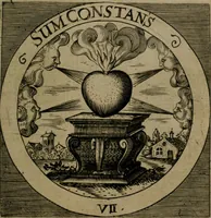 An illustration from Emblemata sacra : hoc est, decades quinque emblematum ex sacra scriptura, de dulcissimo nomine & cruce Jesu Christi, figuris aeneis incisorum ... (1624)