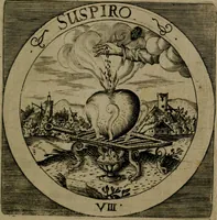 An illustration from Emblemata sacra : hoc est, decades quinque emblematum ex sacra scriptura, de dulcissimo nomine & cruce Jesu Christi, figuris aeneis incisorum ... (1624)