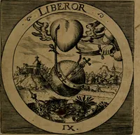 An illustration from Emblemata sacra : hoc est, decades quinque emblematum ex sacra scriptura, de dulcissimo nomine & cruce Jesu Christi, figuris aeneis incisorum ... (1624)