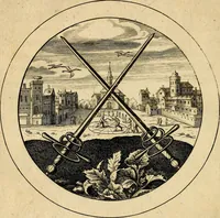 An illustration from Emblemata selectiora. Typis elegantissimis expressa, nec non sententiis, carminibus, historiis ac proverbiis, ex scriptoribus cum sacris tum profanis, antiquis & recentioribus, illustrata (1704)