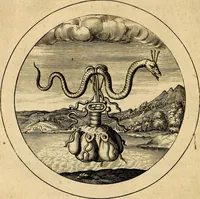 An illustration from Emblemata selectiora. Typis elegantissimis expressa, nec non sententiis, carminibus, historiis ac proverbiis, ex scriptoribus cum sacris tum profanis, antiquis & recentioribus, illustrata (1704)